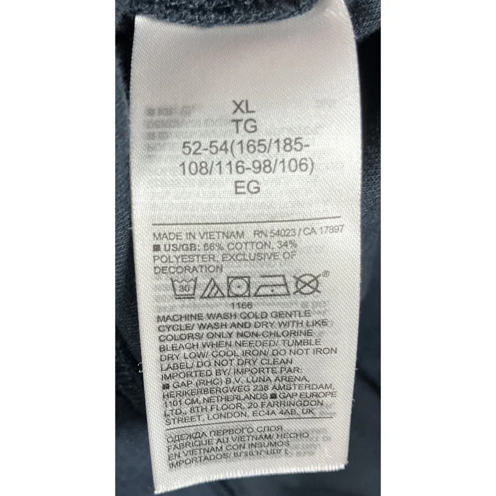 Banana Republic Men's Slub Double Knit Henley Shirt Navy Blue Size XL NEW